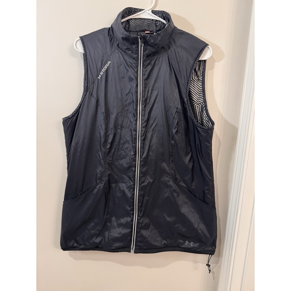 Under Armour‎ primaloft storm Black vest womens large cold gear
